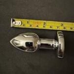 Metal Anal Butt Plug Crystal Butt Plug In Pakistan - Image 2