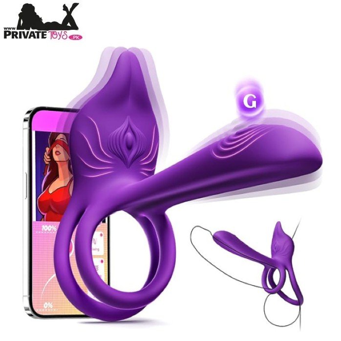 MOOLIGIRL Dual Penis Ring Vibrator