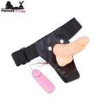 Hollow Strap on Dildo With Vibration & Balls In Pakistan