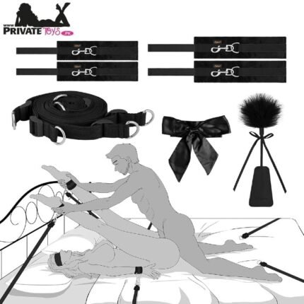 Bed BDSM Sex Bondage Kit Restraints