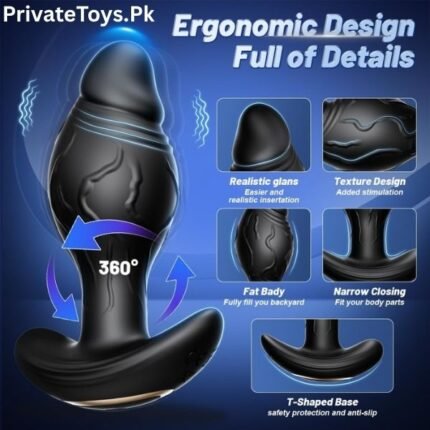 360° Rotating Prostate Massager with APP Control In Pakistan