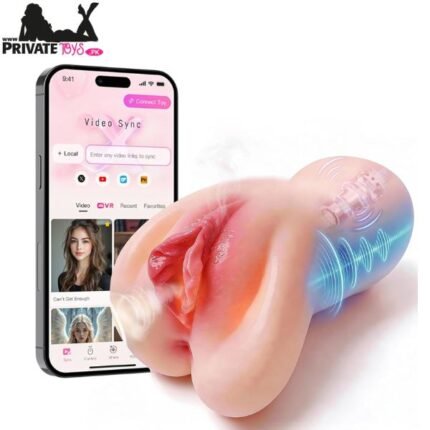 AI Sync Automatic Heated & Vibrating Male Masturbator