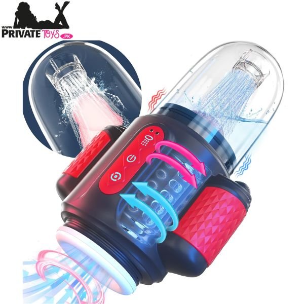 7-in-1 Automatic Water-Spray Male Masturbator Penis Vibrator In Pakistan
