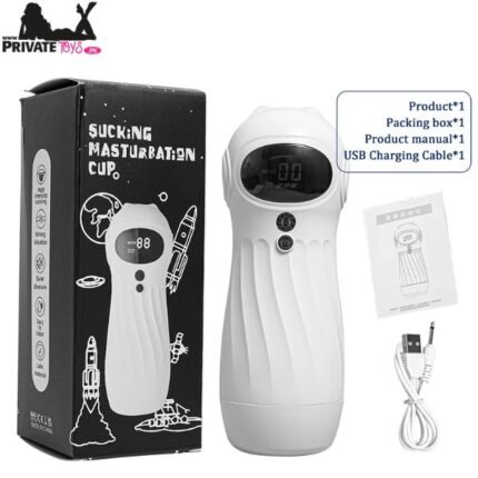 Automatic Male Masturbator Cup with Suction & Vibration