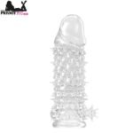 Reusable Textured Silicone Penis Sleeve with Soft Bumps In Pakistan