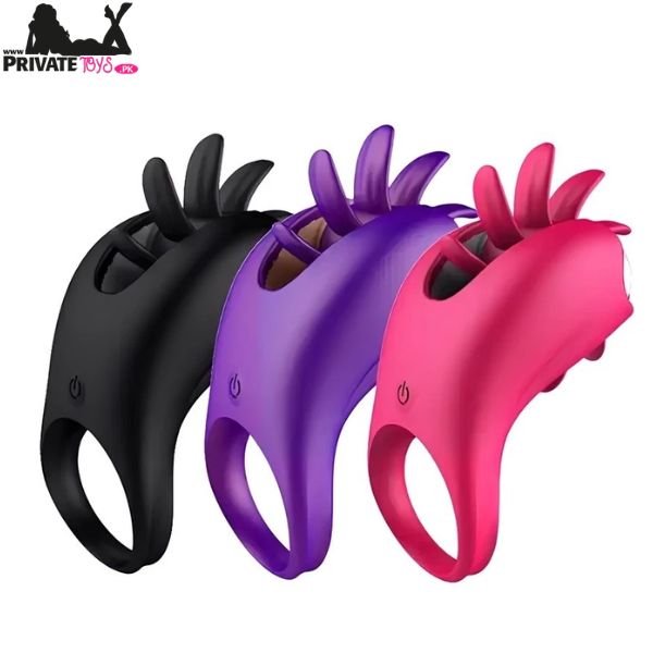 Rechargeable Waterproof Vibrating Couple’s Ring with 10 Modes