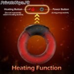 Heated Vibrating Cock Ring – 9 Vibration Modes for Couples