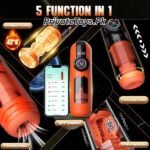 5-in-1 Heated Male Masturbator with App Control In Pakistan