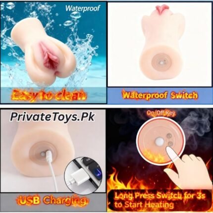 AI Sync Automatic Heated & Vibrating Male Masturbator