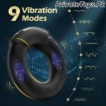 Heated Vibrating Cock Ring – 9 Vibration Modes for Couples