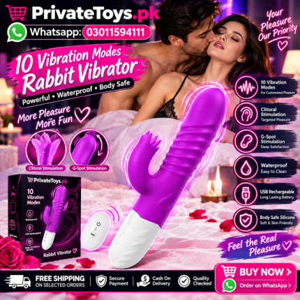 Silicone Rabbit Heating Vibrator In Pakistan