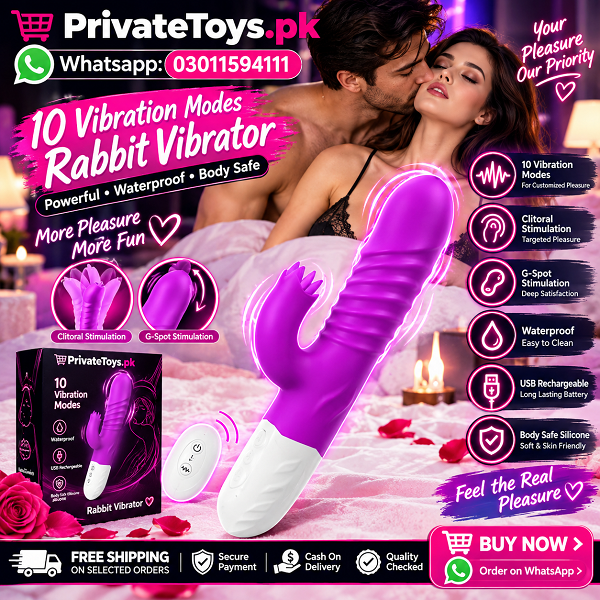 Silicone Rabbit Heating Vibrator In Pakistan