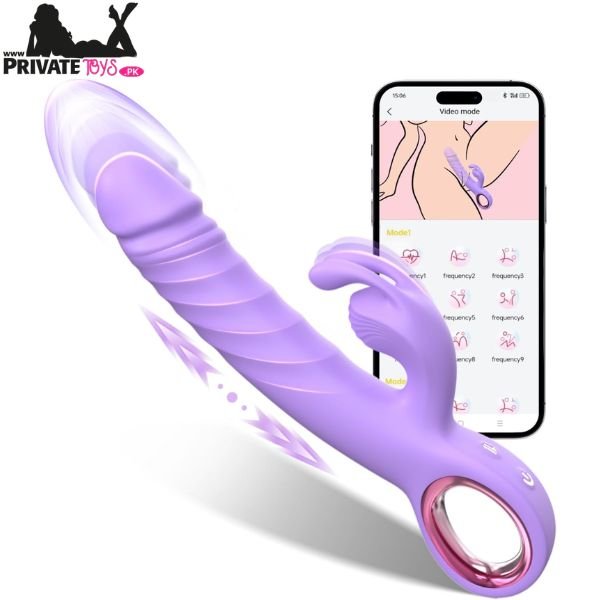 Thrusting Vibrator Dildo Women Sex Toys with APP Control In Pakistan